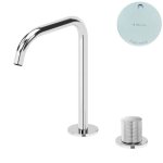 Bruma Leaf3 Bateria umywalkowa 2-otworowa bez korka, montowana na blacie Pure White 1670026PW