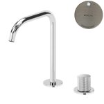 Bruma Leaf3 Bateria umywalkowa 2-otworowa bez korka, montowana na blacie Morning Mist 1670026MM