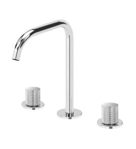 Bruma Leaf3 Bateria umywalkowa 3-otworowa bez korka, montowana na blacie Chrom 1670030CR