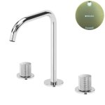 Bruma Leaf3 Bateria umywalkowa 3-otworowa bez korka, montowana na blacie Sunrise 1670030SR