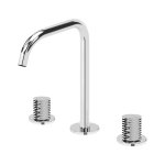 Bruma Leaf4 Bateria umywalkowa 3-otworowa bez korka, montowana na blacie Chrom 1670031CR