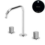 Bruma Leaf4 Bateria umywalkowa 3-otworowa bez korka, montowana na blacie Night Sky 1670031NS