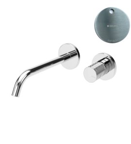 Bruma Leaf3 Bateria umywalkowa podtynkowa 200 mm Satinox 1670123ST