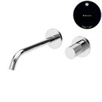 Bruma Leaf3 Bateria umywalkowa podtynkowa 200 mm Night Sky 1670123NS