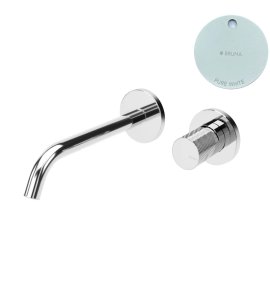 Bruma Leaf3 Bateria umywalkowa podtynkowa 200 mm Pure White 1670123PW