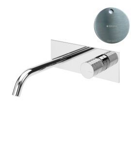 Bruma Leaf3 Bateria umywalkowa podtynkowa 200 mm Satinos 1670132ST