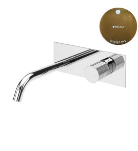 Bruma Leaf3 Bateria umywalkowa podtynkowa 200 mm Sunset PVD 1670132PS