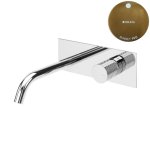 Bruma Leaf3 Bateria umywalkowa podtynkowa 200 mm Sunset PVD 1670132PS