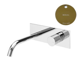 Bruma Leaf3 Bateria umywalkowa podtynkowa 200 mm Gold PVD 1670132PO