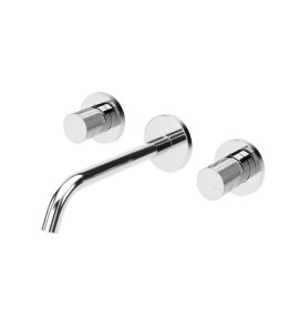 Bruma Leaf3 Bateria umywalkowa podtynkowa 200 mm Chrom 1670115CR