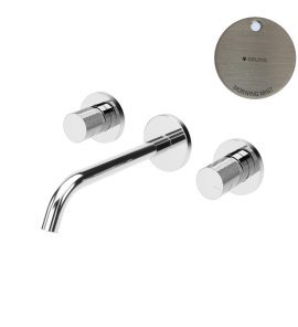 Bruma Leaf3 Bateria umywalkowa podtynkowa 200 mm Morning Mist 1670115MM