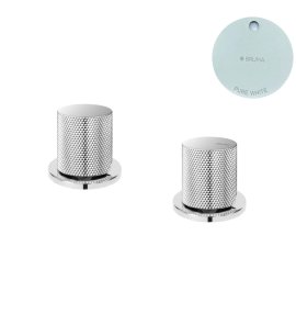 Bruma Leaf3 Bateria umywalkowa nablatowa Pure White 1670036PW