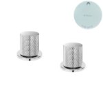 Bruma Leaf3 Bateria umywalkowa nablatowa Pure White 1670036PW