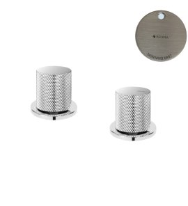 Bruma Leaf3 Bateria umywalkowa nablatowa Morning Mist 1670036MM