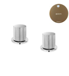 Bruma Leaf3 Bateria umywalkowa nablatowa Sunset 1670036SS