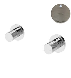 Bruma Leaf3 Bateria umywalkowa podtynkowa Morning Mist 1673102MM