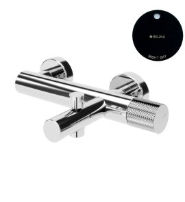 Bruma Leaf3 Bateria wannowo-natryskowa ścienna Night Sky 1672100NS