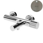 Bruma Leaf3 Bateria wannowo-natryskowa ścienna Morning Mist 1672100MM