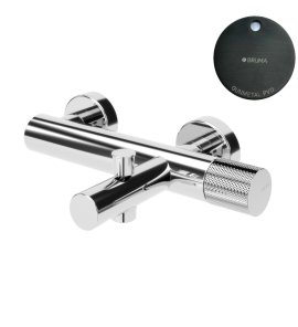 Bruma Leaf3 Bateria wannowo-natryskowa ścienna Gunmetal PVD 1672100GM