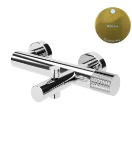 Bruma Leaf3 Bateria wannowo-natryskowa ścienna Sunrise PVD 1672100PR