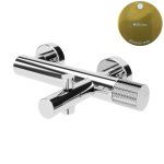 Bruma Leaf3 Bateria wannowo-natryskowa ścienna Sunrise PVD 1672100PR