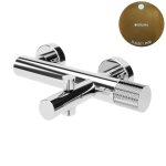 Bruma Leaf3 Bateria wannowo-natryskowa ścienna Sunset PVD 1672100PS