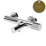 Bruma Leaf3 Bateria wannowo-natryskowa ścienna Gold PVD 1672100PO