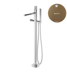 Bruma Leaf3 Bateria wannowo-natryskowa wolnostojąca Sunset 1672200SS