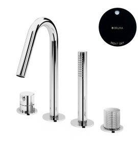 Bruma Leaf3 Bateria wannowo-natryskowa Na brzeg wanny Night Sky 1672000NS