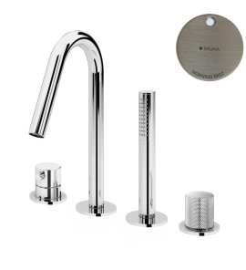 Bruma Leaf3 Bateria wannowo-natryskowa Na brzeg wanny Morning Mist 1672000MM