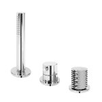 Bruma Leaf4 Bateria natryskowa stojąca z zestawem prysznicowym Chrom 1673001CR