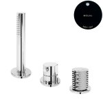 Bruma Leaf4 Bateria natryskowa stojąca z zestawem prysznicowym Night Sky 1673001NS