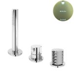 Bruma Leaf4 Bateria natryskowa stojąca z zestawem prysznicowym Sunrise 1673001SR