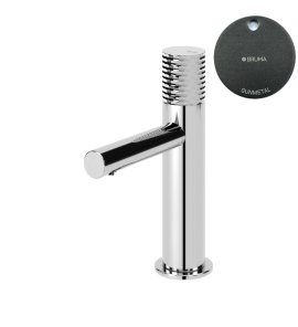 Bruma Leaf4 Bateria umywalkowa jednootworowa bez korka Gunmetal 1670010MG