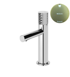 Bruma Leaf4 Bateria umywalkowa jednootworowa bez korka Sunrise 1670010SR