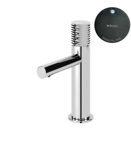 Bruma Leaf4 Bateria umywalkowa jednootworowa bez korka Gunmetal PVD 1670010GM