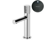 Bruma Leaf4 Bateria umywalkowa jednootworowa bez korka Gunmetal PVD 1670010GM