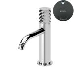 Bruma Leaf4 Bateria umywalkowa jednootworowa bez korka Gunmetal 1670014MG