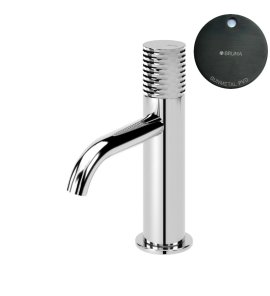 Bruma Leaf4 Bateria umywalkowa jednootworowa bez korka Gunmetal PVD 1670014GM