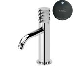 Bruma Leaf4 Bateria umywalkowa jednootworowa bez korka Gunmetal PVD 1670014GM