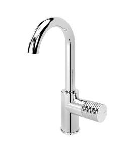 Bruma Leaf4 Bateria umywalkowa jednootworowa bez korka Chrom 1670016CR