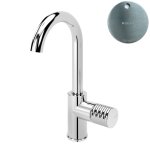 Bruma Leaf4 Bateria umywalkowa jednootworowa bez korka Satinox 1670016ST