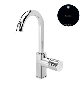 Bruma Leaf4 Bateria umywalkowa jednootworowa bez korka Night Sky 1670016NS