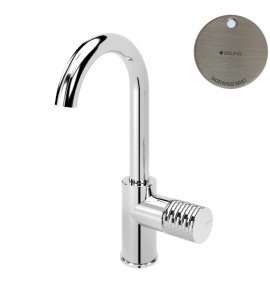 Bruma Leaf4 Bateria umywalkowa jednootworowa bez korka Morning Mist 1670016MM