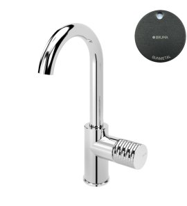 Bruma Leaf4 Bateria umywalkowa jednootworowa bez korka Gunmetal 1670016MG