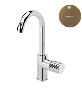 Bruma Leaf4 Bateria umywalkowa jednootworowa bez korka Sunset 1670016SS