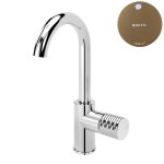 Bruma Leaf4 Bateria umywalkowa jednootworowa bez korka Sunset 1670016SS