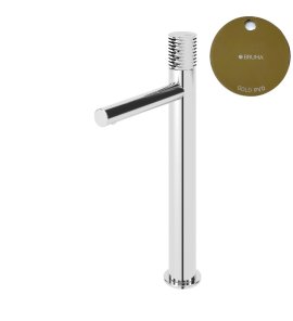 Bruma Leaf4 Bateria umywalkowa jednootworowa bez korka Gold PVD 1670019PO