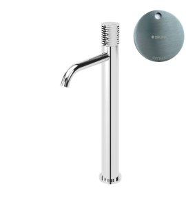 Bruma Leaf4 Bateria umywalkowa jednootworowa bez korka Satinox 1670023ST