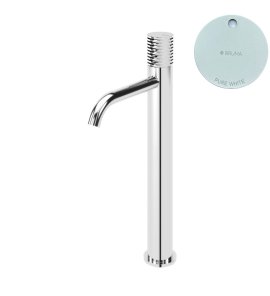 Bruma Leaf4 Bateria umywalkowa jednootworowa bez korka Pure White 1670023PW